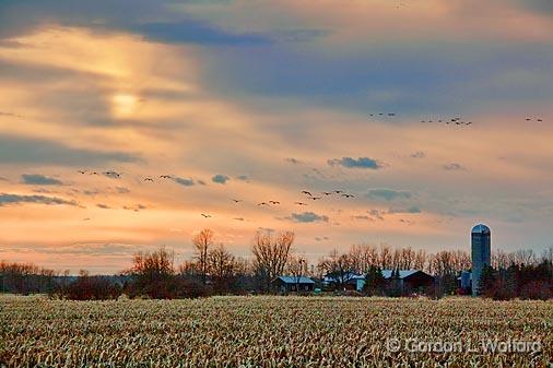 Clouded Sunset_15016.jpg - Photographed at Ottawa, Ontario - the capital of Canada.